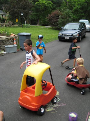 Vehicle driving at Cole's Birthday party (06-20-2010 16:07)