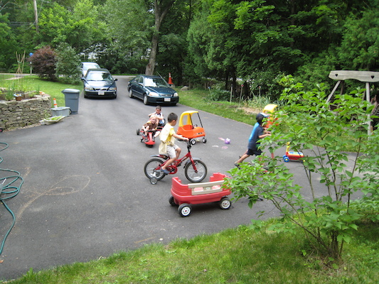 Vehicle driving at Cole's Birthday party (06-20-2010 16:16)