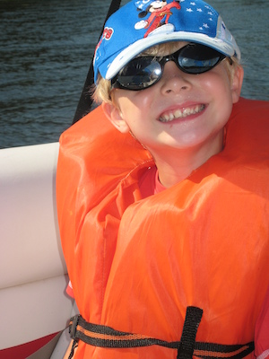 Tim on the boat (07-18-2010 08:22)