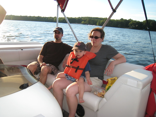 Seann, Sebastian and Dawn on the boat (07-18-2010 18:02)