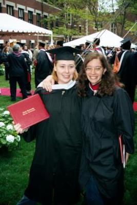Beth & Loren graduates