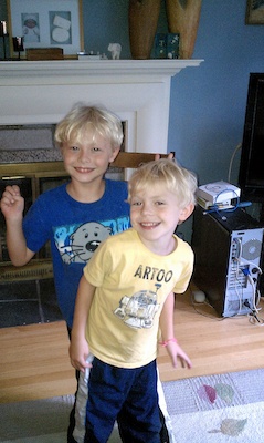 Tim and Cole (07-30-2010 17:54)