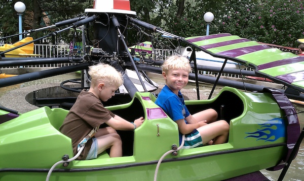 Cole and Tim on a plane (08-15-2010 11:42)