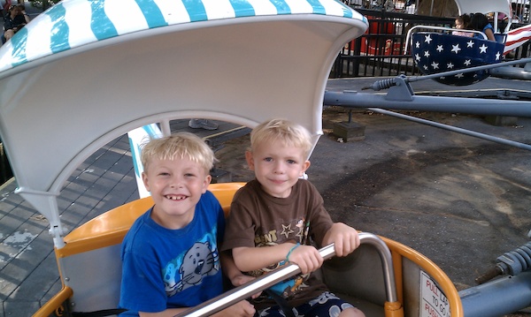 Tim and Cole in the helicopters (08-15-2010 17:46)