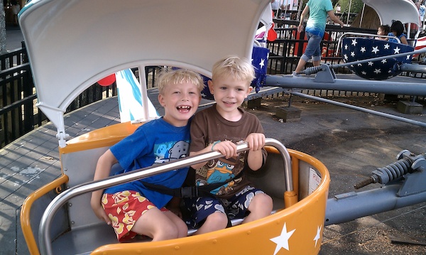 Tim and Cole in the helicopters (08-15-2010 17:46)