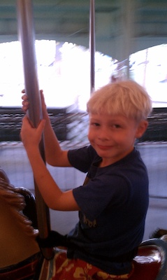 Tim on the Merry-Go-Round (08-15-2010 18:55)