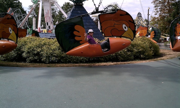 Ben on the rooster (08-15-2010 10:57)