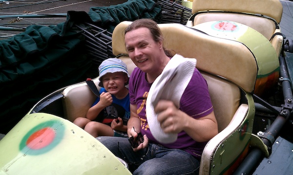 Tim and Ben on the centipede (08-15-2010 12:40)