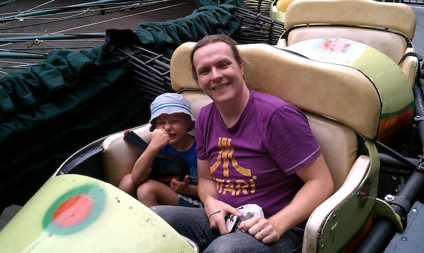 Tim and Ben on the centipede (08-15-2010 12:40)
