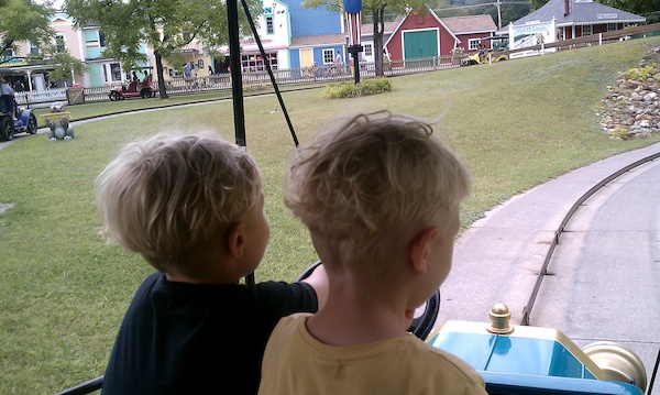 Tim and Cole driving (08-21-2010 15:49)