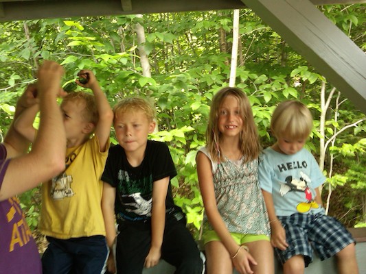 Cole, Tim, Linnea and Solomon (08-23-2010 07:49)