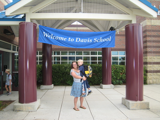 Tim, Xine and Cole at Davis (09-07-2010 08:00)