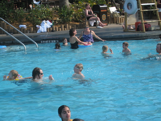 Cole, Tim and Ben in the volcano pool at the Poly (02-27-2011 15:54)