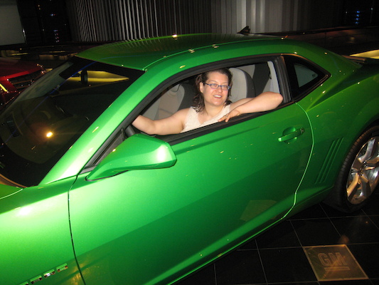 Xine driving a Camaro (02-28-2011 11:10)