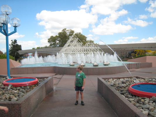Fountains leaping over Tim (02-28-2011 12:10)