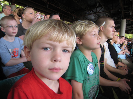 Cole and Tim at the Indiana Jones show (03-01-2011 11:59)