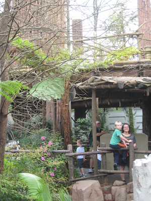 Tim and Xine at the Ewok village (03-01-2011 12:12)