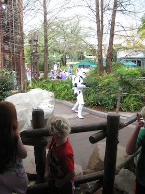 Storm Trooper patrolling near Cole (03-01-2011 12:25)