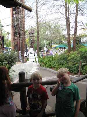 Storm Trooper patrolling near Cole and Tim (03-01-2011 12:26)