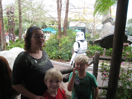 Storm Trooper patrolling near Cole, Tim and Xine (03-01-2011 12:26)