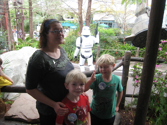 Storm Trooper patrolling near Cole, Tim and Xine (03-01-2011 12:26)
