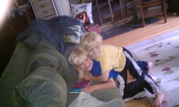 Tim and Cole (07-30-2010 17:57)