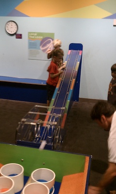 Cole playing with balls at the Children's Museum (08-31-2010 12:52)