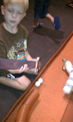 Cole playing with balls at the Children's Museum (08-31-2010 12:58)