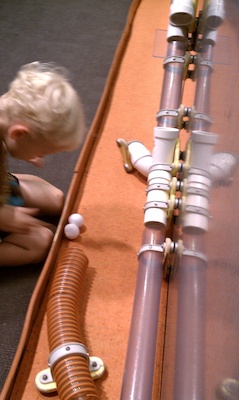 Cole playing with balls at the Children's Museum (08-31-2010 12:58)