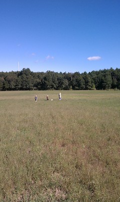 Tim, Cole, Emily and Xine out walking (09-05-2010 09:59)