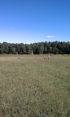 Tim, Cole, Emily and Xine out walking (09-05-2010 10:00)