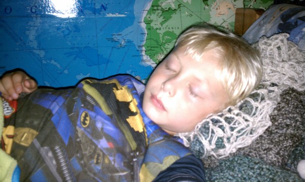 Tim sleeping (09-09-2010 21:50)