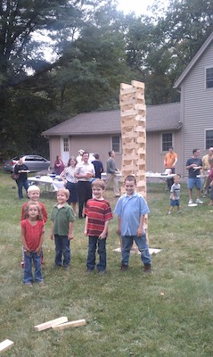 Cole and his tower (09-26-2010 14:10)