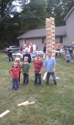 Cole and his tower (09-26-2010 14:10)