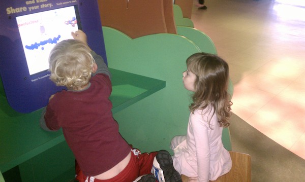 Cole and Unity at the Children's Museum (10-11-2010 15:02)