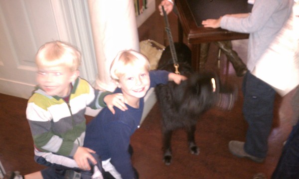 Cole and Tim with Tammy at the Athenaeum (10-16-2010 13:30)