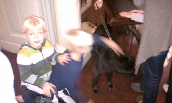 Cole and Tim with Tammy at the Athenaeum (10-16-2010 13:30)