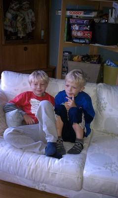 Tim and Cole (10-18-2010 08:21)