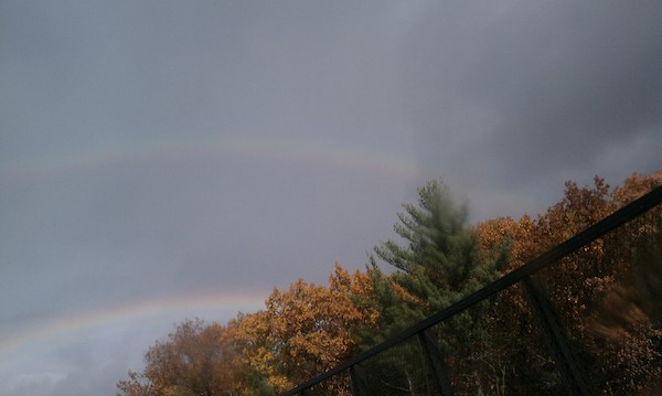 Double rainbow (10-29-2010 14:35)