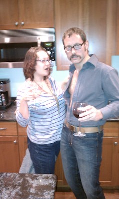 Xine and scary, scary, Harrison (10-30-2010 18:10)