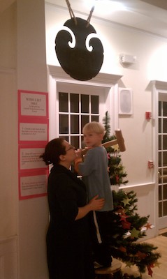 Xine and Cole with a hammer (12-21-2010 18:37)