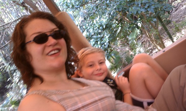 Xine and Tim on the Disney safari (02-24-2011 10:04)