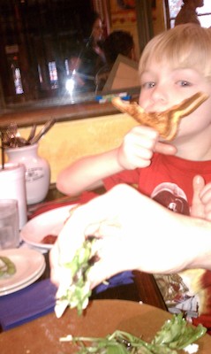 Cole's eggy smile (02-25-2011 17:39)