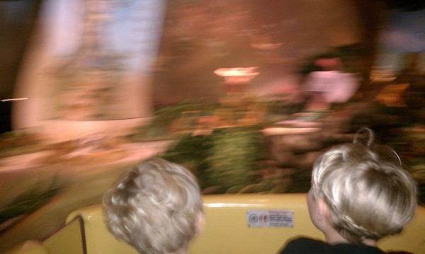 Cole and Tim on the Pooh ride (02-27-2011 09:30)