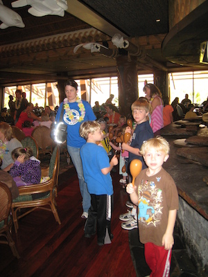 Tim and Cole parade at Ohana (03-02-2011 09:46)