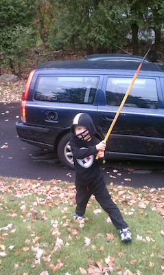 Cole in Steelers garb attacking (10-24-2010 15:35)