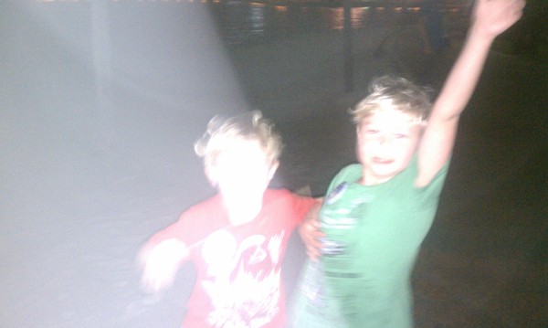 Cole and Tim roasting marshmallows (03-01-2011 19:30)