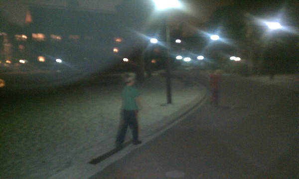 Cole and Tim walk back to the Poly (03-01-2011 19:31)