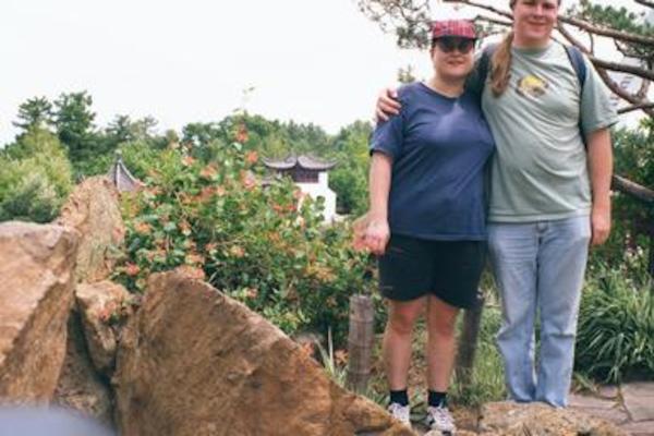 Xine & Ben at Montreal Botanical Garden