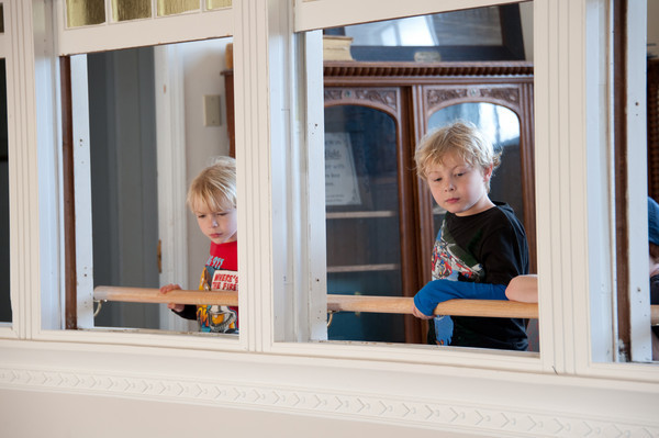 Cole and Tim at church (04-24-2011 11:02)